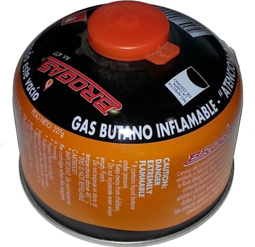 Cartucho de Gas butano - a rosca - 230 grs. Brogas - Aventurados Web