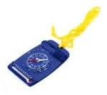 BRUJULA C/BASE PLASTICO AZUL C/TERMOMETRO MOD.7282